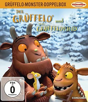 Grüffelo-Monster-Doppelbox: Der Grüffelo / Das Grüffelokind (limitierte Version in O-Card) [2 Discs] [Blu-ray] Blu-ray Disc