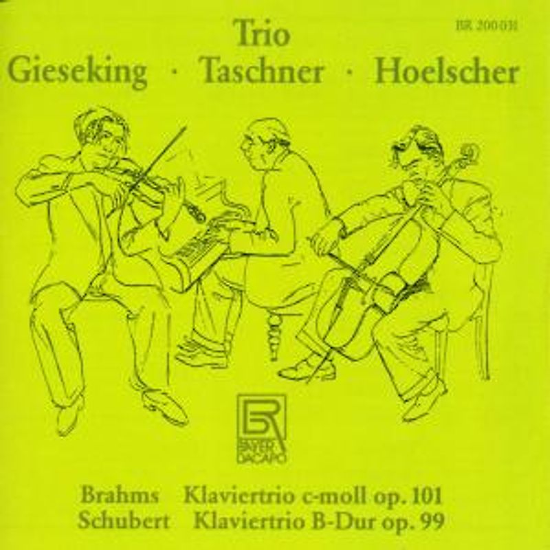 Gieseking - Klaviertrio 3 / Klaviertrio 1