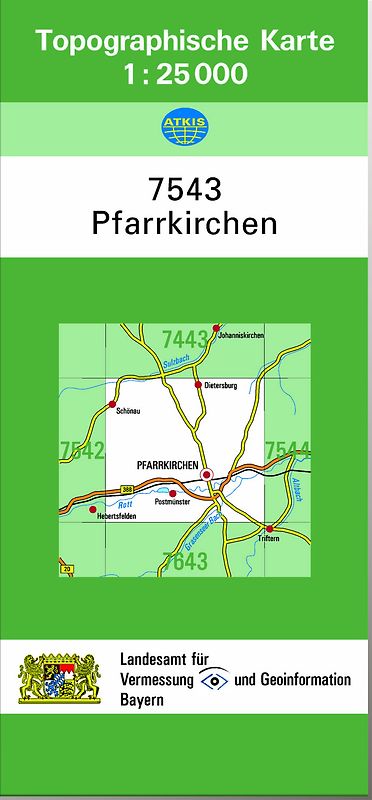 TK25 7543 Pfarrkirchen
