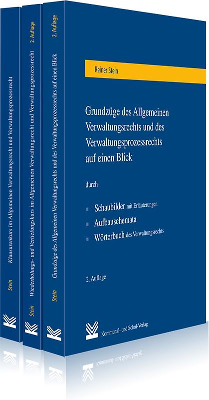 Grundzüge des Allgemeinen Verwaltungsrechts und des Verwaltungsprozessrechts auf einen Blick / Wiederholungs- und Vertiefungskurs im Allgemeinen Verwaltungsrecht und Verwaltungsprozessrecht / Klausurenkurs im Allgemeinen Verwaltungsrecht und Verwaltungsprozessrecht