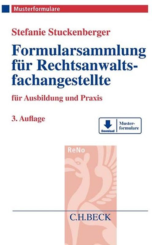 Formularsammlung für Rechtsanwaltsfachangestellte