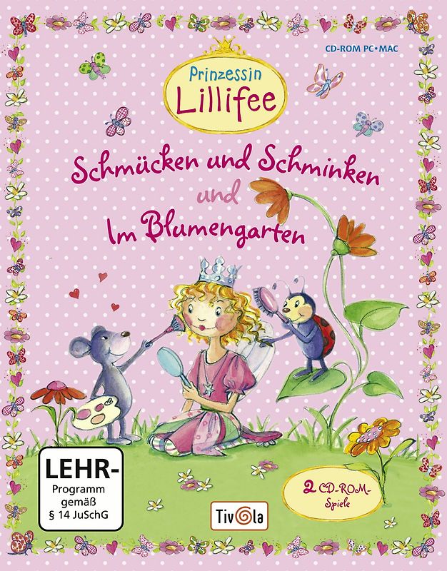 Prinzessin Lillifee Doppelpack schmücken und schminken/Blumengarten PC Spiele
