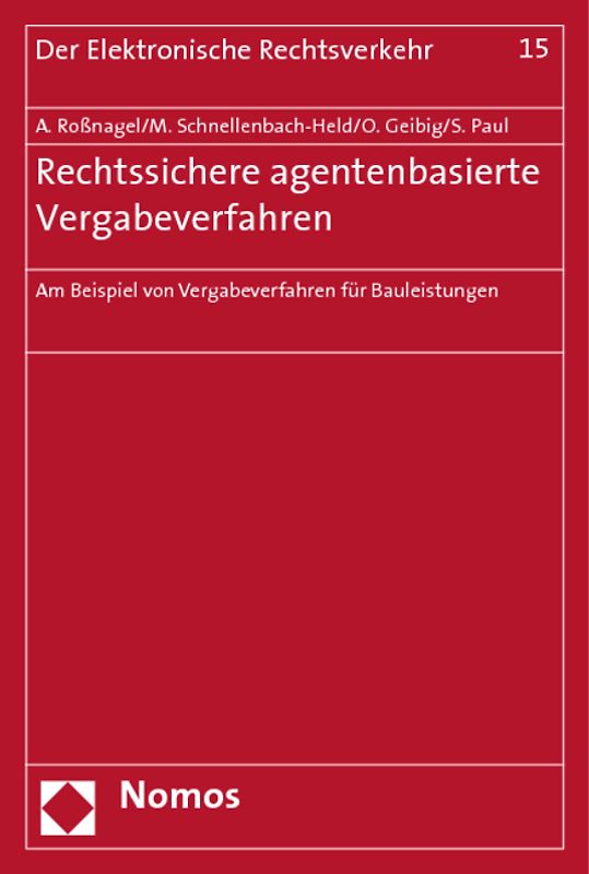 Rechtssichere agentenbasierte Vergabeverfahren
