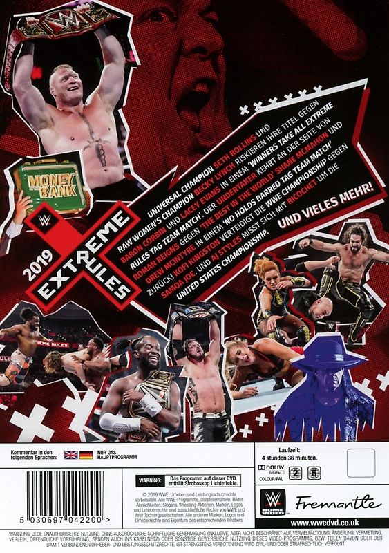WWE: Extreme Rules 2019 DVD