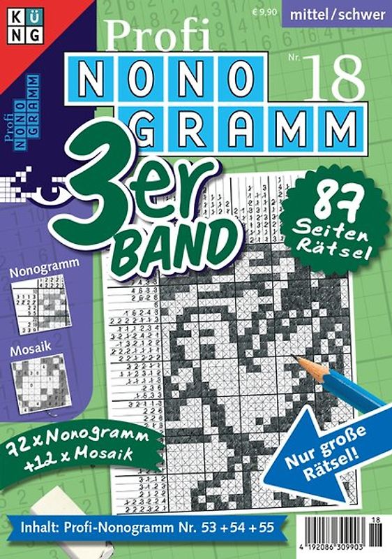 Profi-Nonogramm Sammelband Nr. 18