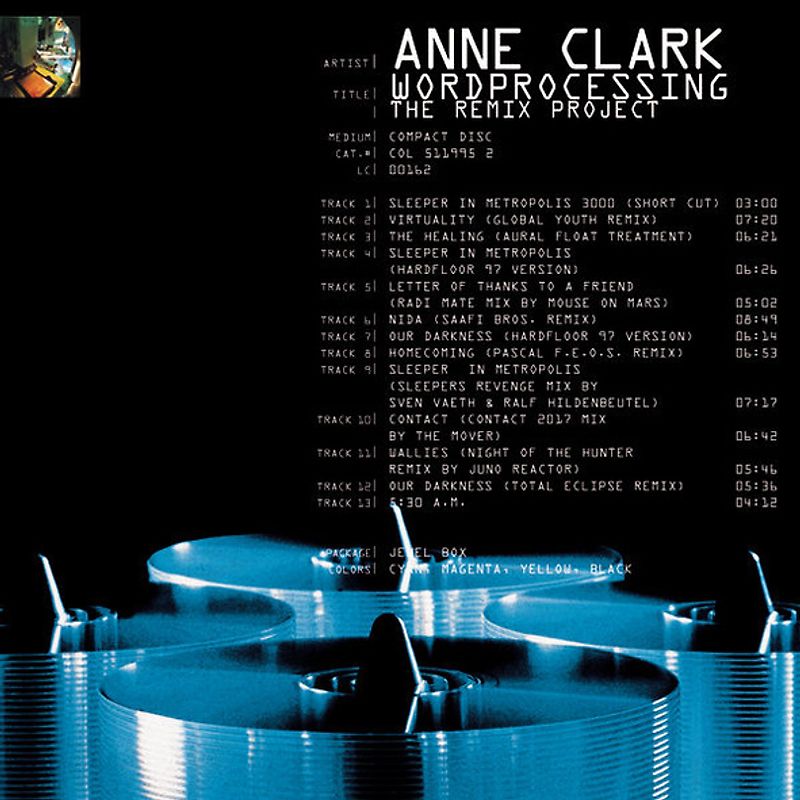 Anne Clark - Wordprocessing