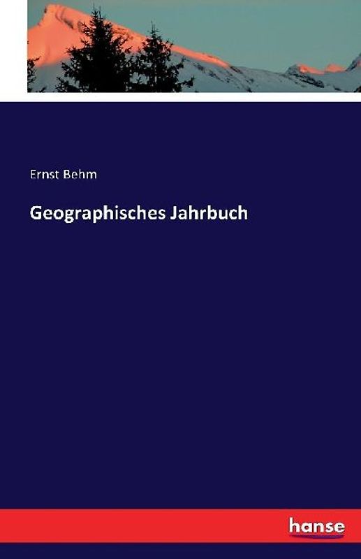 Geographisches Jahrbuch