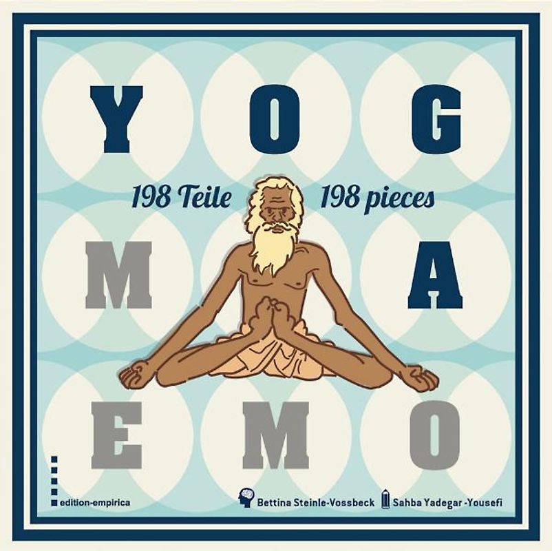 Yoga Memo. 198 Teile/198 pieces; Kartenset mit 99 Kartenpaaren wie Memory und Anleitung in Stülpbox; Deutsch und Englisch
