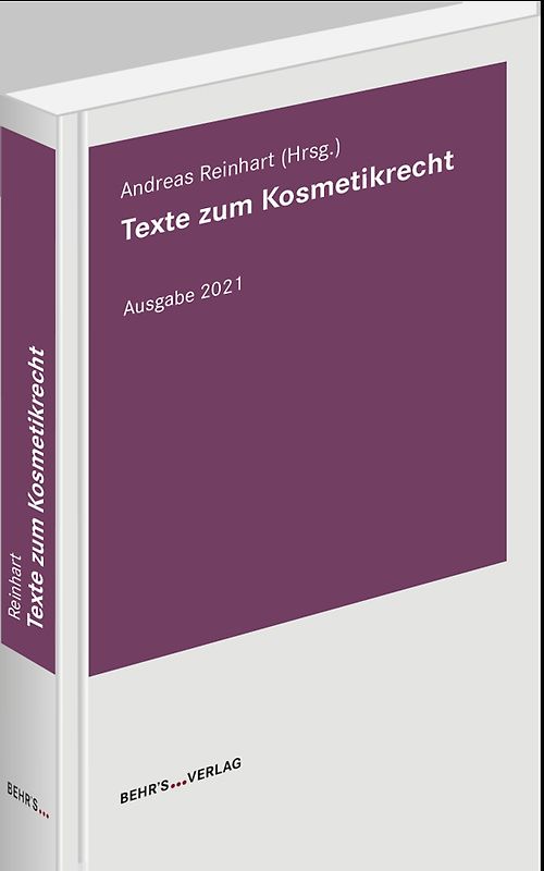 Texte zum Kosmetikrecht 2021