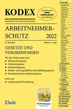 KODEX Arbeitnehmerschutz 2022