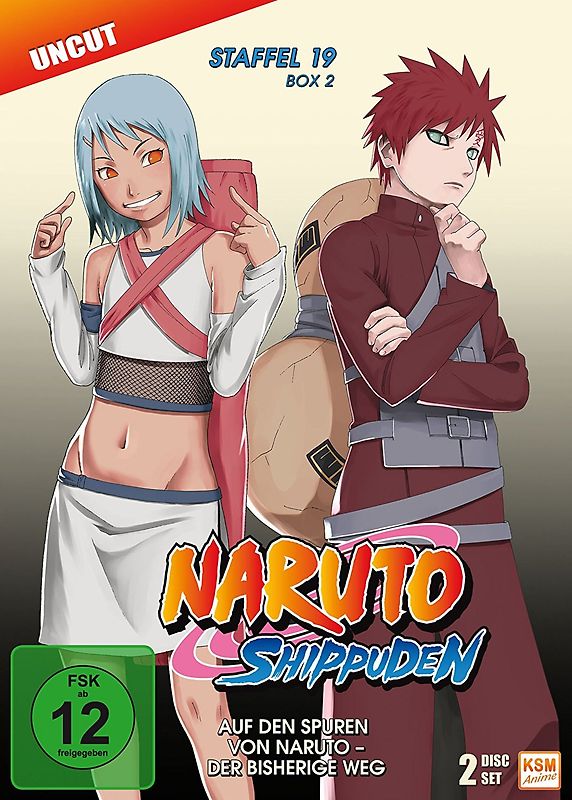 Naruto Shippuden: Staffel 19, Box 2 - Folgen 624-633 - Auf den Spuren von Narujo - Der bisherige Weg [2 DVDs] DVD