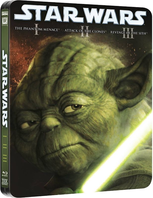 STAR WARS - Trilogie EPISODE I-III + STEELBOOK + Blu-ray Blu-ray Disc