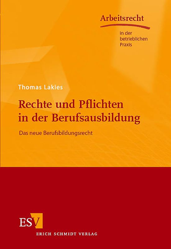 Rechte und Pflichten in der Berufsausbildung