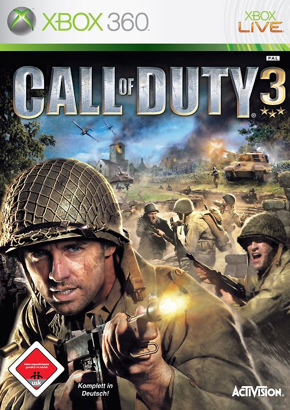 Call of Duty 3 Xbox 360