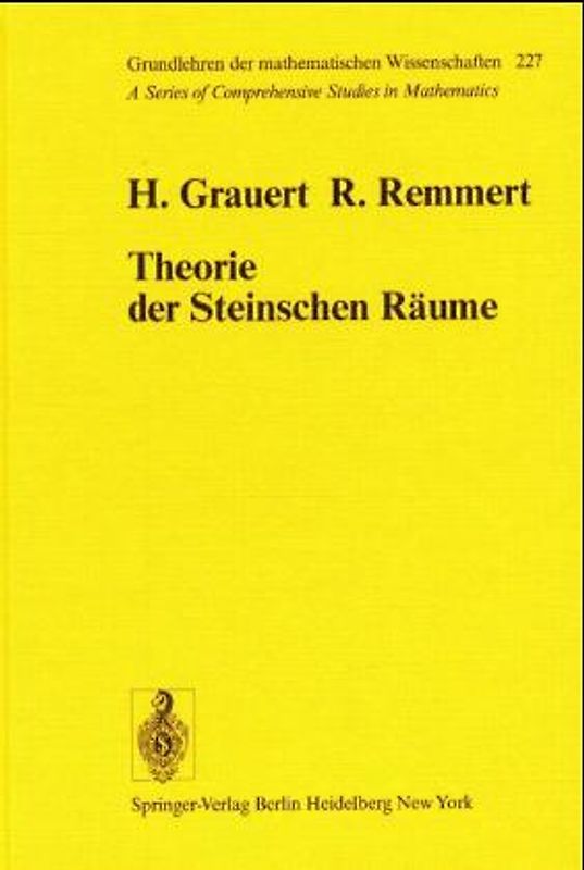Theorie der Steinschen Räume