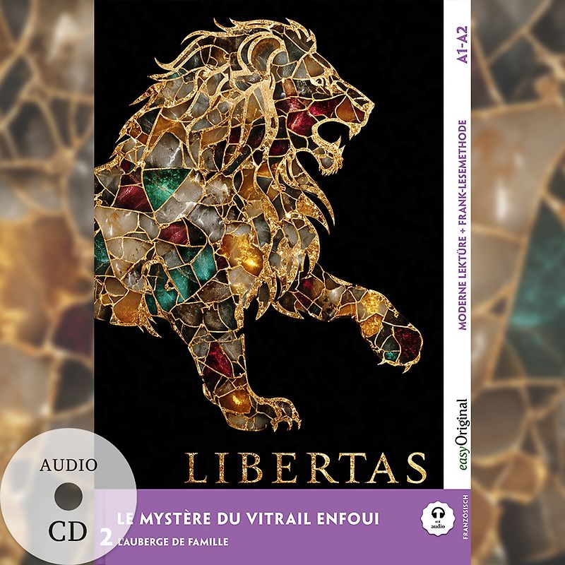 Le Mystère du Vitrail Enfoui - Französische Krimi-Lektüre A1-A2 (+ Audio-CD)