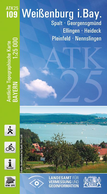 ATK25-I09 Weißenburg i.Bay. (Amtliche Topographische Karte 1:25000)