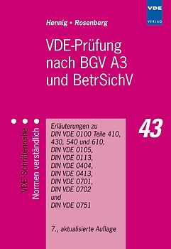 VDE-Prüfung nach BGV A3 und BetrSichV