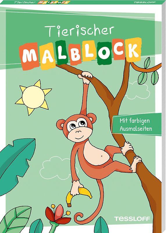 Tierischer Malblock