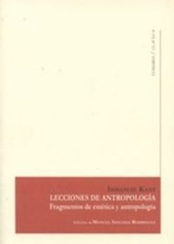 Lecciones de antropología : fragmentos de estética y antropología