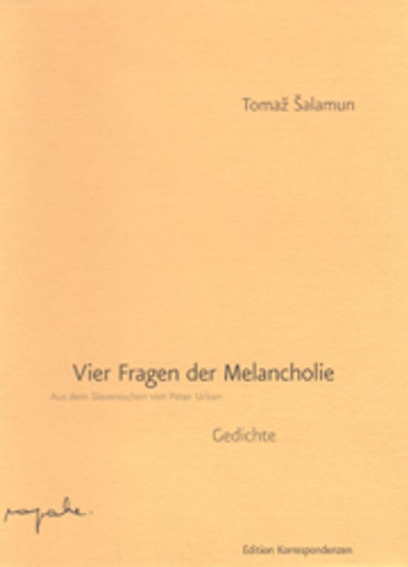 Vier Fragen der Melancholie