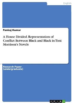 A House Divided. Representation of Conflict Between Black and Black in Toni Morrison's Novels