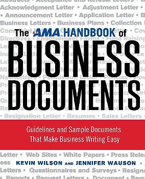 The AMA Handbook of Business Documents