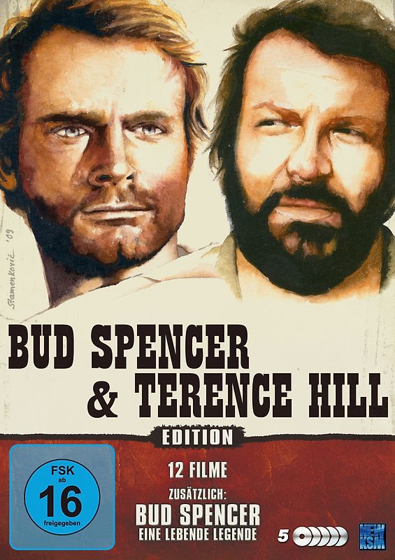 Bud Spencer & Terence Hill 12 Filme Edition [Collector's Edition, 5 DVDs] DVD