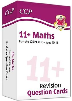 11+ CEM Maths Revision Question Cards - Ages 10-11