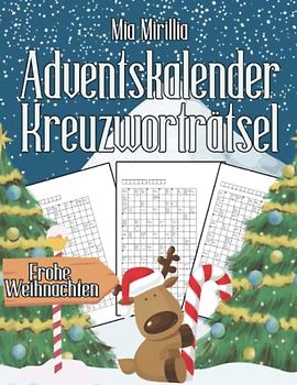Adventskalender Kreuzworträtsel: 24 knifflige Rätsel für Erwachsene und Senioren | Geschenkidee zum Advent, Weihnachten oder Geburtstag