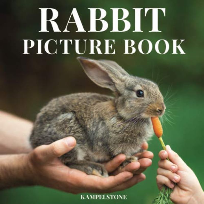 Rabbit Picture Book: Gift Book of 100 Images of Bunnies - For Adults, Seniors with Alzheimers & Dementia Patients