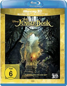The Jungle Book [Blu-ray 3D + Blu-ray] 3D Blu-ray Disc