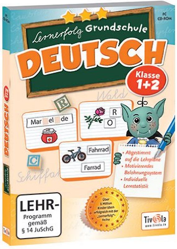 Lernerfolg Grundschule: Deutsch - Klasse 1 + 2 PC Spiele