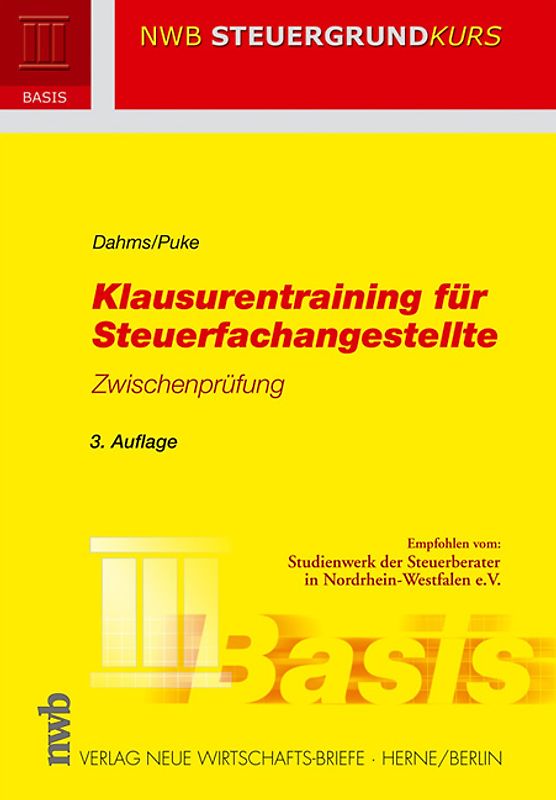Klausurentraining für Steuerfachangestellte - Zwischenprüfung