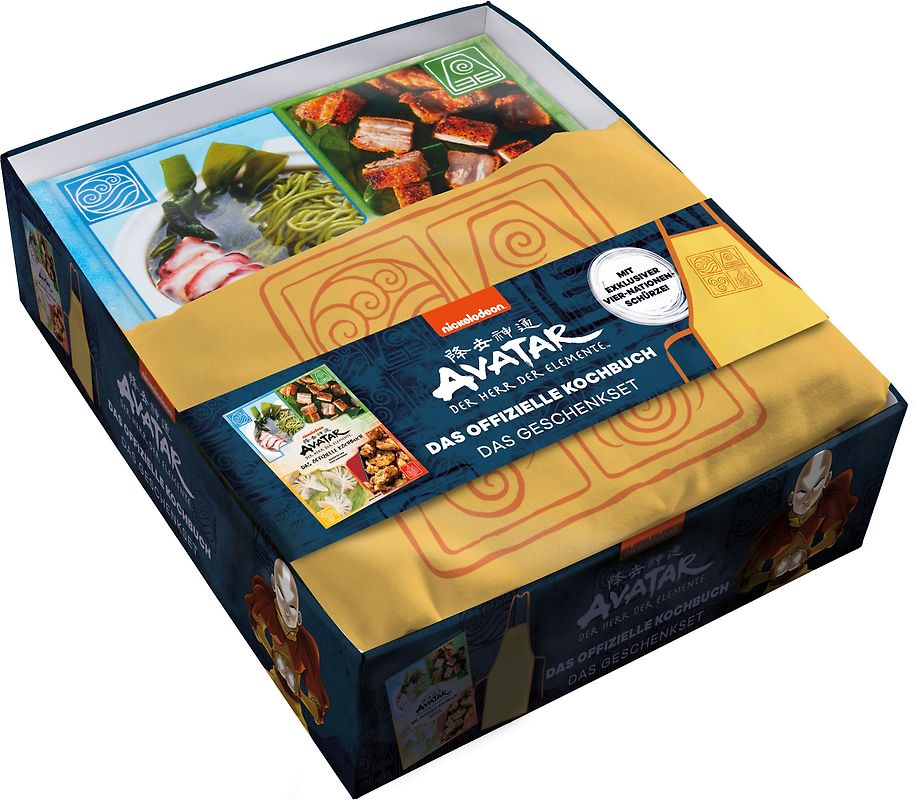 Avatar - Der Herr der Elemente Kochbuch: Offizielle Rezepte der Vier Nationen - Das Geschenkset