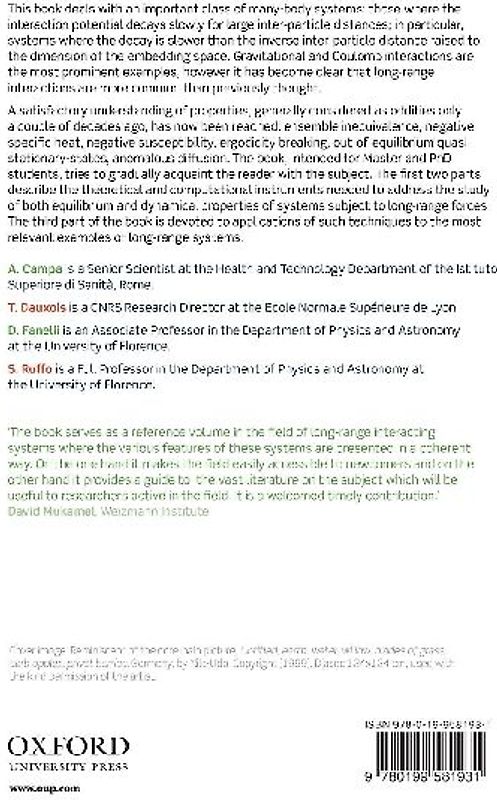 Physics of Long-Range Interacting Systems
