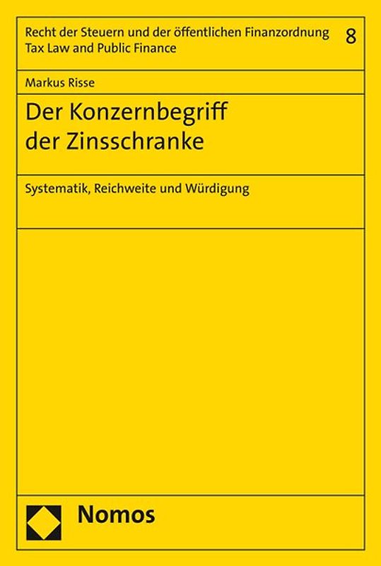 Der Konzernbegriff der Zinsschranke