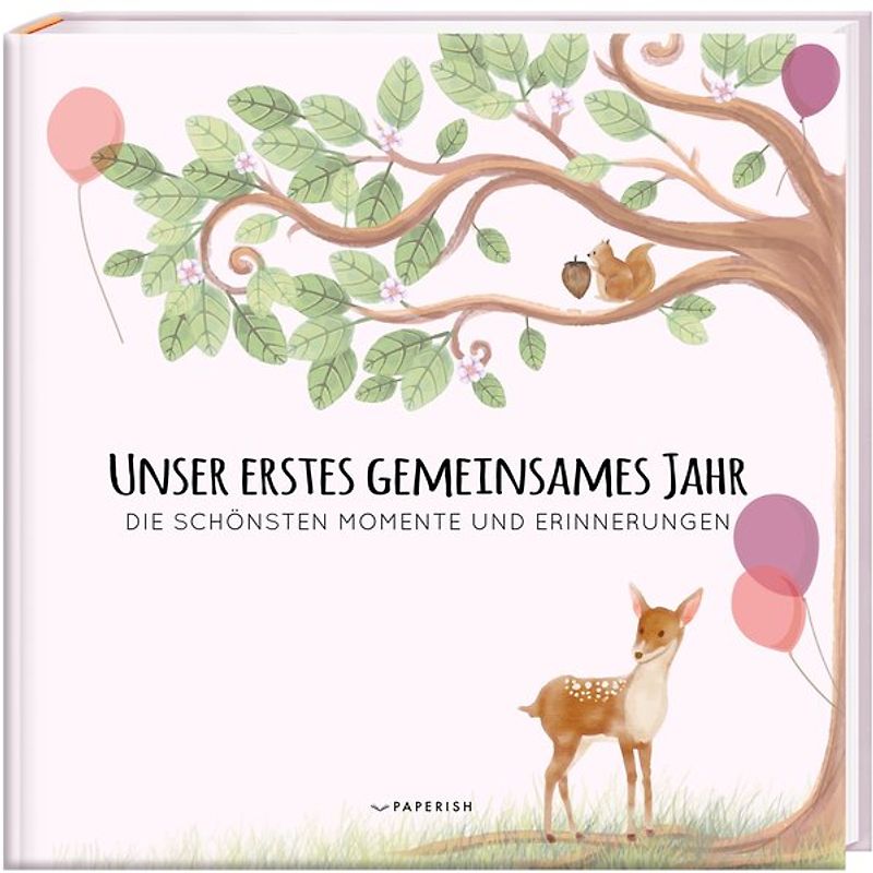 Babyalbum - UNSER ERSTES GEMEINSAMES JAHR (rosé)