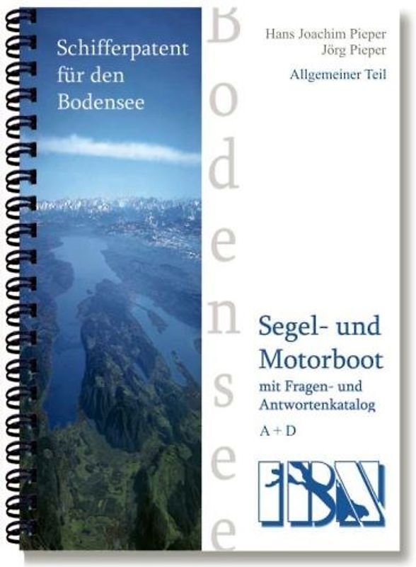 Schifferpatent für den Bodensee mit Fragen- und Antwortenkatalog