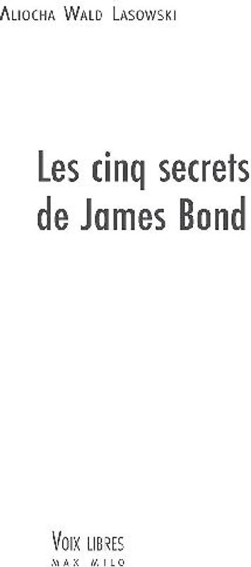 Les cinq secrets de James Bond
