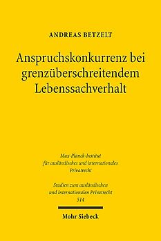 Anspruchskonkurrenz bei grenzüberschreitendem Lebenssachverhalt