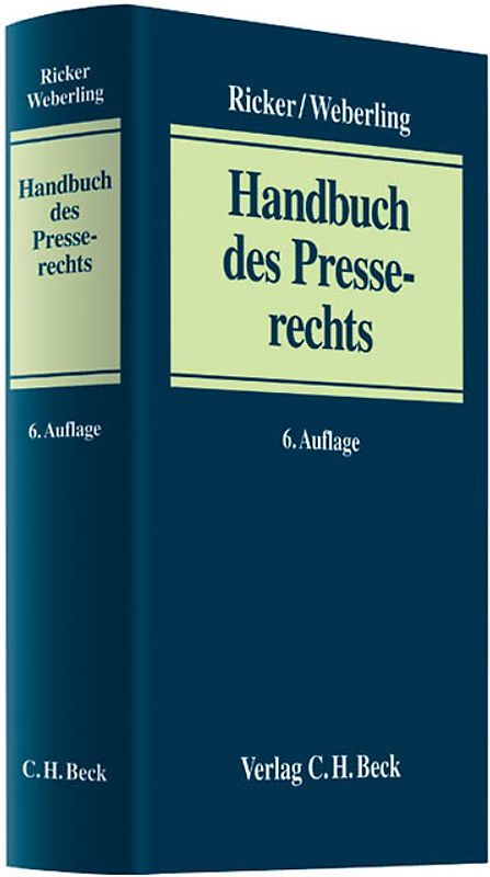 Handbuch des Presserechts