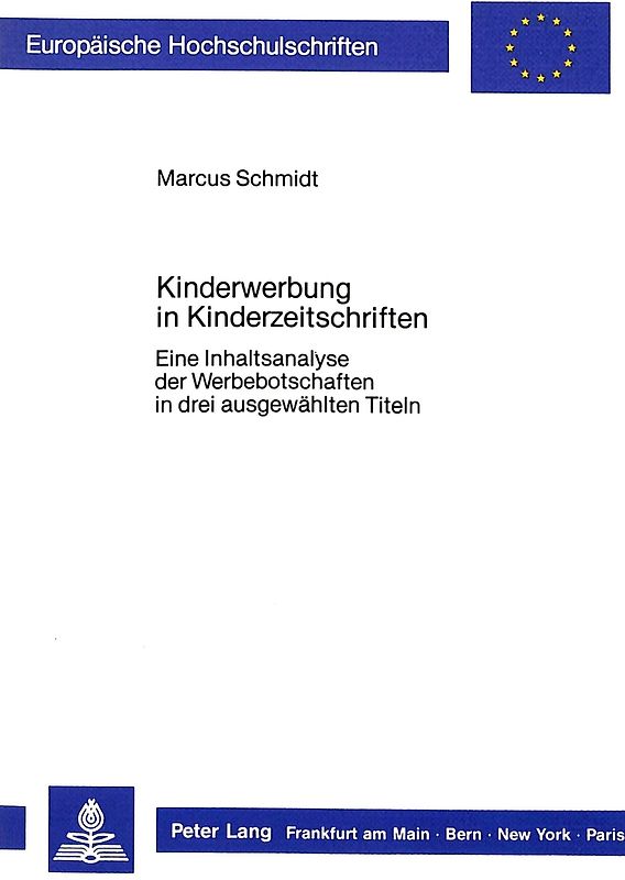 Kinderwerbung in Kinderzeitschriften