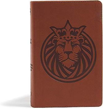 CSB Kids Bible, Lion Leathertouch