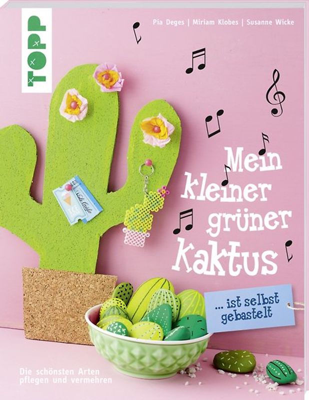 Mein kleiner grüner Kaktus ist selbst gebastelt