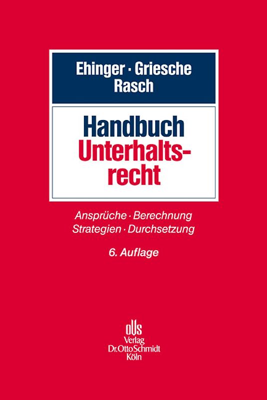 Handbuch Unterhaltsrecht