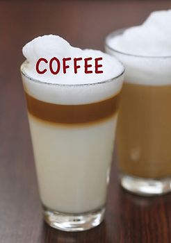 Coffee / UK-Version (Stand-Up Mini Poster DIN A5 Portrait)