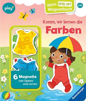 Play+ Mein Spiel mit-Magnetbuch Komm, wir lernen die Farben - ab 18 Monate