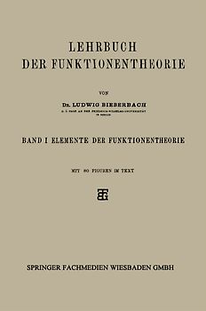 Lehrbuch der Funktionentheorie