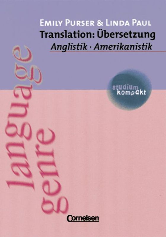 studium kompakt. Anglistik/Amerikanistik / Translation: Übersetzung